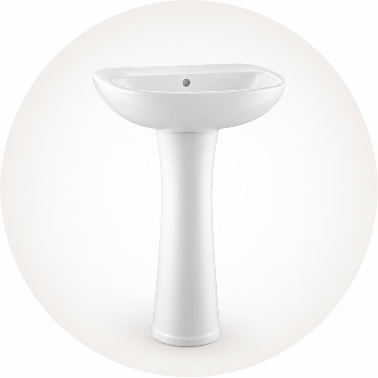 Lavabo chân đứng | Kiểu dáng truyền thống – Nhavui